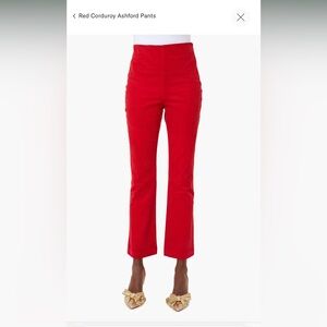 NWOT Tuckernuck Red Corduroy Ashford Pants size small
